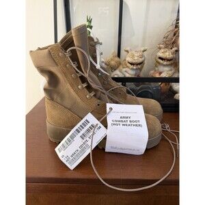 Army Combat Boot Hot Weather Tan Size 6R NSN 8430-01-6323-112 Original Coyote